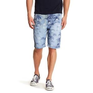 Pop Icon Men’s Palm Tree Print Chino Shorts